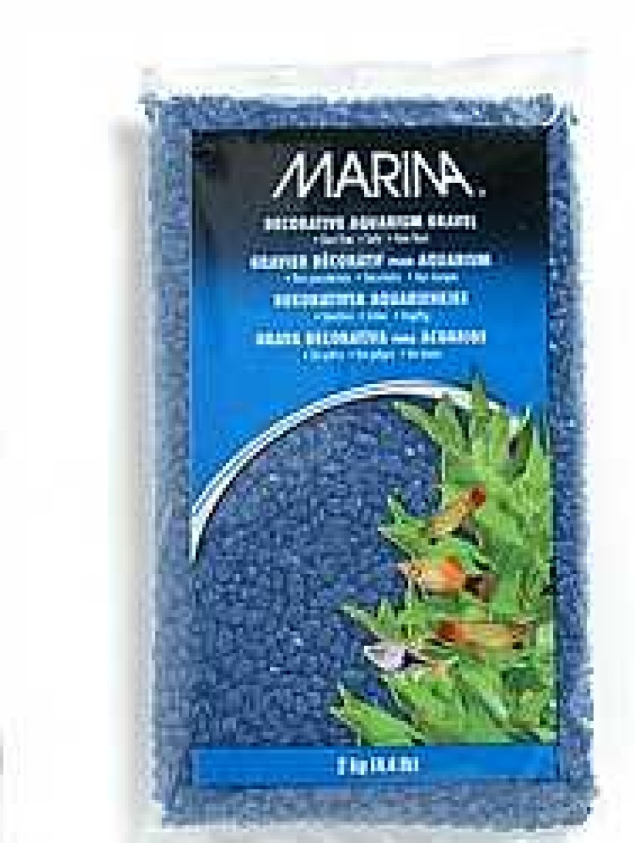 Peces Marina Gravillas Y Arenas | Marina Grava Decorativa Azul 2 Kg