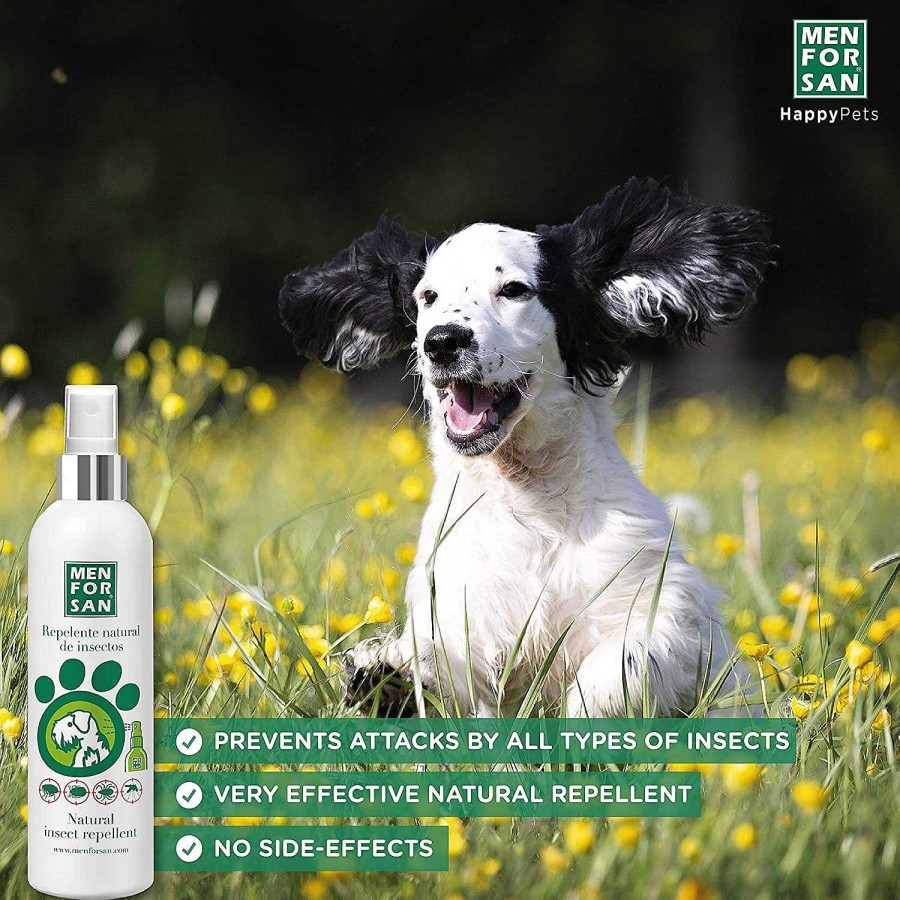 Perros Men For San Sprays | Men For San Repelente Natural De Insectos Con Citronela Para Perros