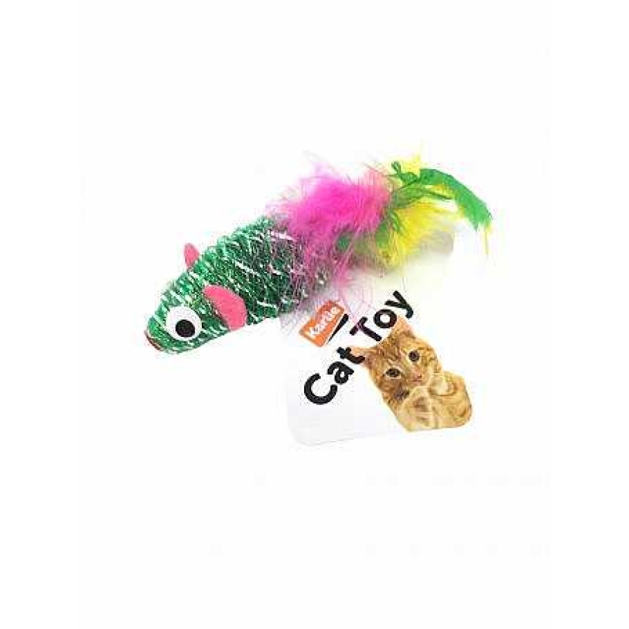 Gatos Flamingo Ratones | Flamingo Ratoncito Mouse Feather Con Catnip