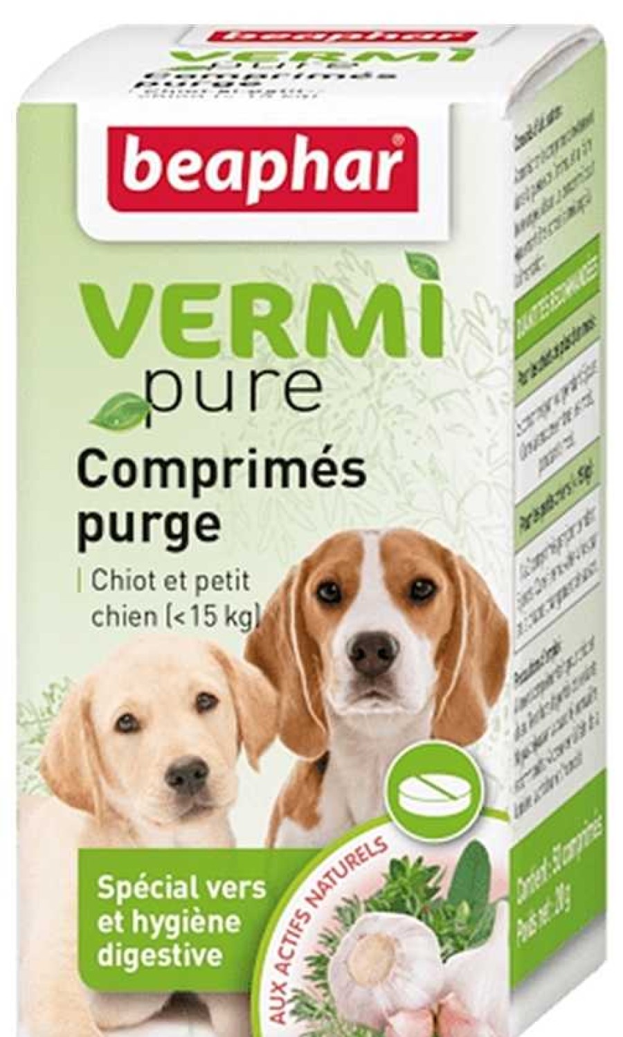 Perros Beaphar Internos | Beaphar Vermipure Comprimidos Naturales Para Par Sitos Intestinales Para Perros