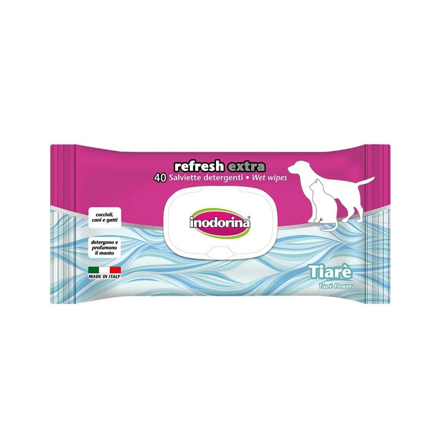 Gatos Inodorina Desodorizantes | Inodorina Toallitas H Medas Refresh Extra - Tiara De Flores