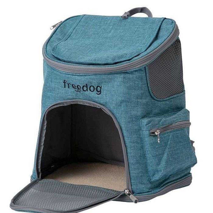 Perros Freedog Mochilas | Freedog Mochila Makalu Azul Cielo Para Perros Y Gatos