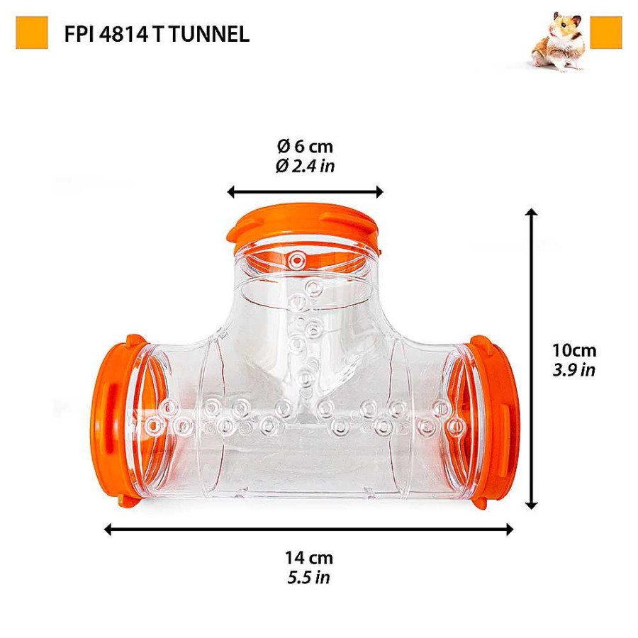 Roedores Ferplast T Neles | Ferplast Tubo Triple Fpi 4814 Para H Msters