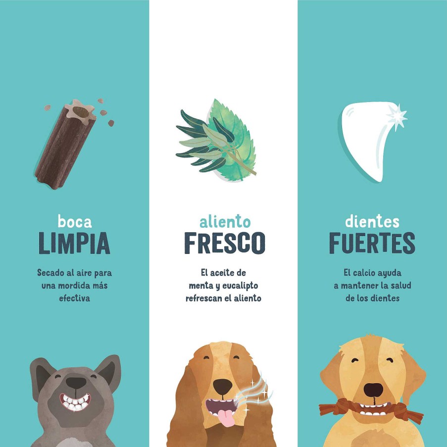 Perros Edgard & Cooper Higiene Dental | Edgard & Cooper Dental Stick Con Fresa Y Menta