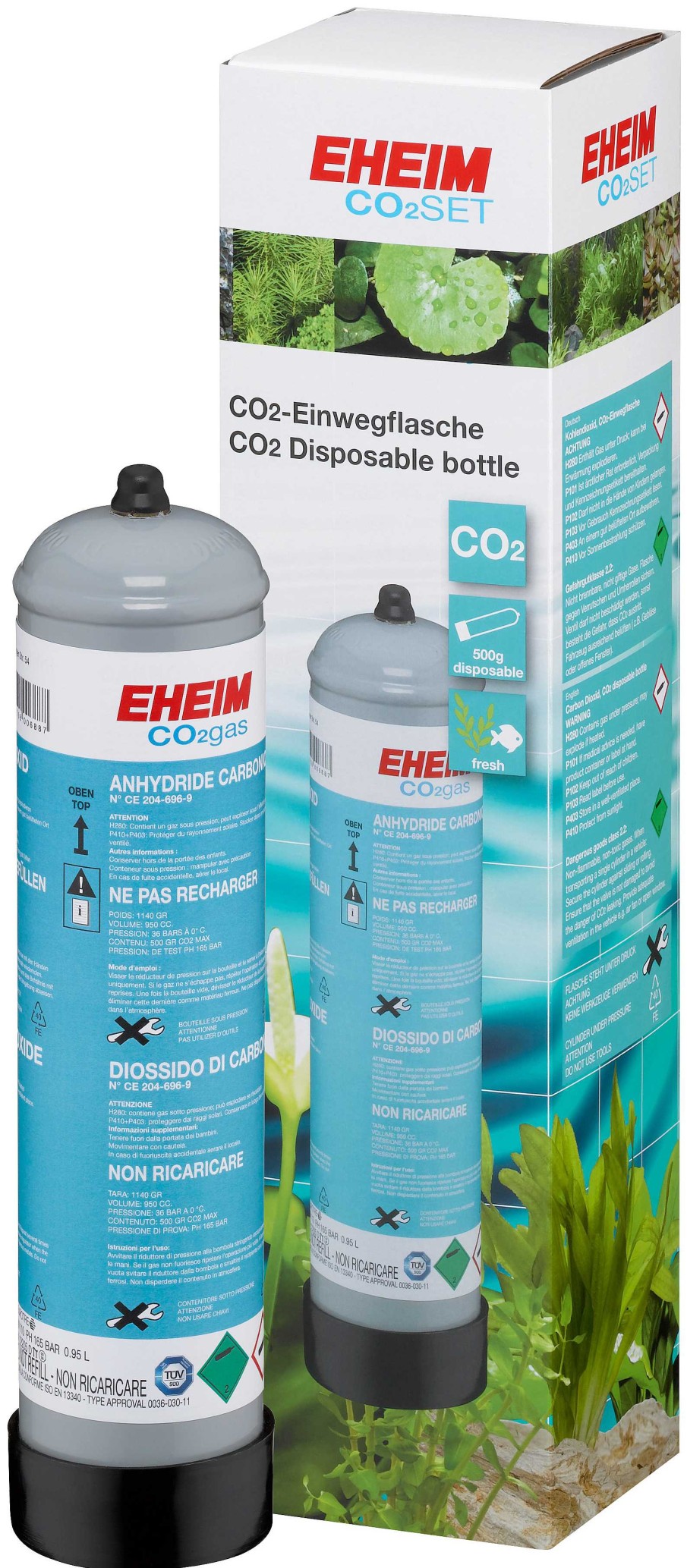 Peces Eheim Co2 | Eheim Botella De Co2 Para Co2Set200