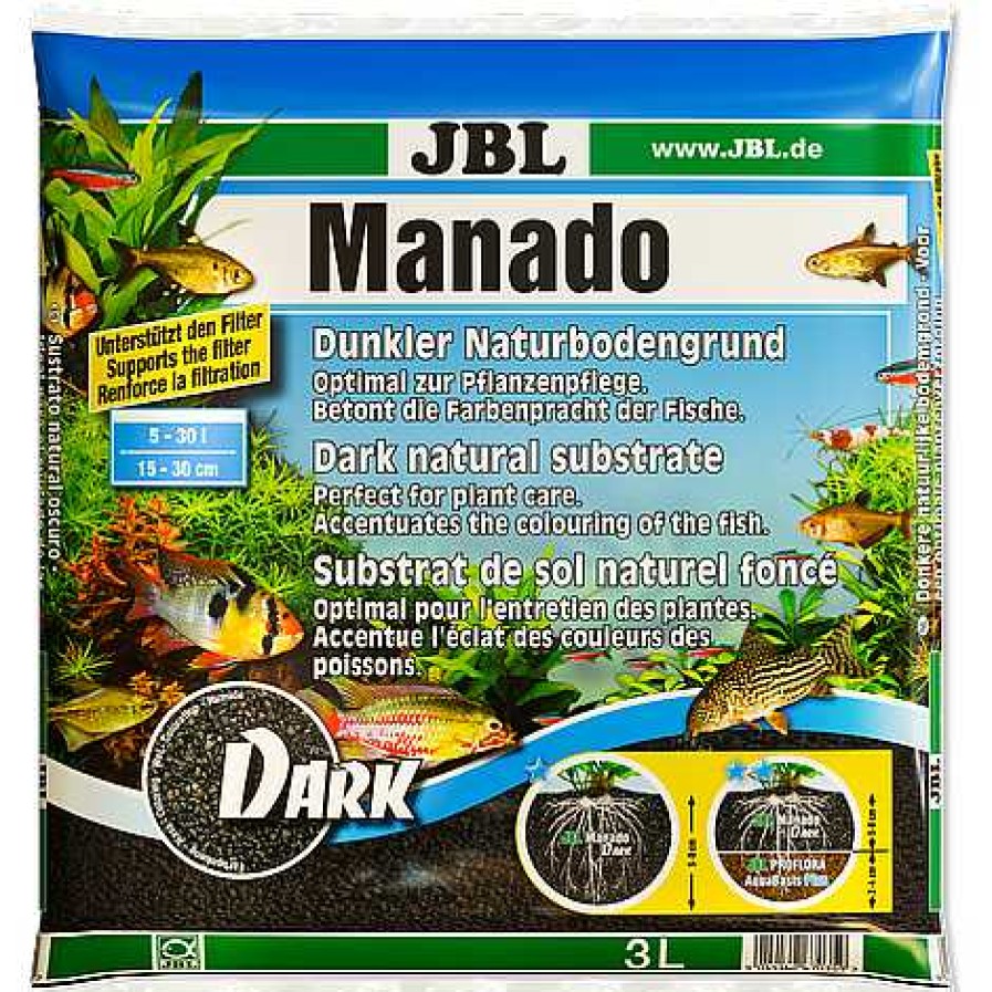 Peces JBL Sustratos | Jbl Sustrato Natural Manado Dark Para Acuarios