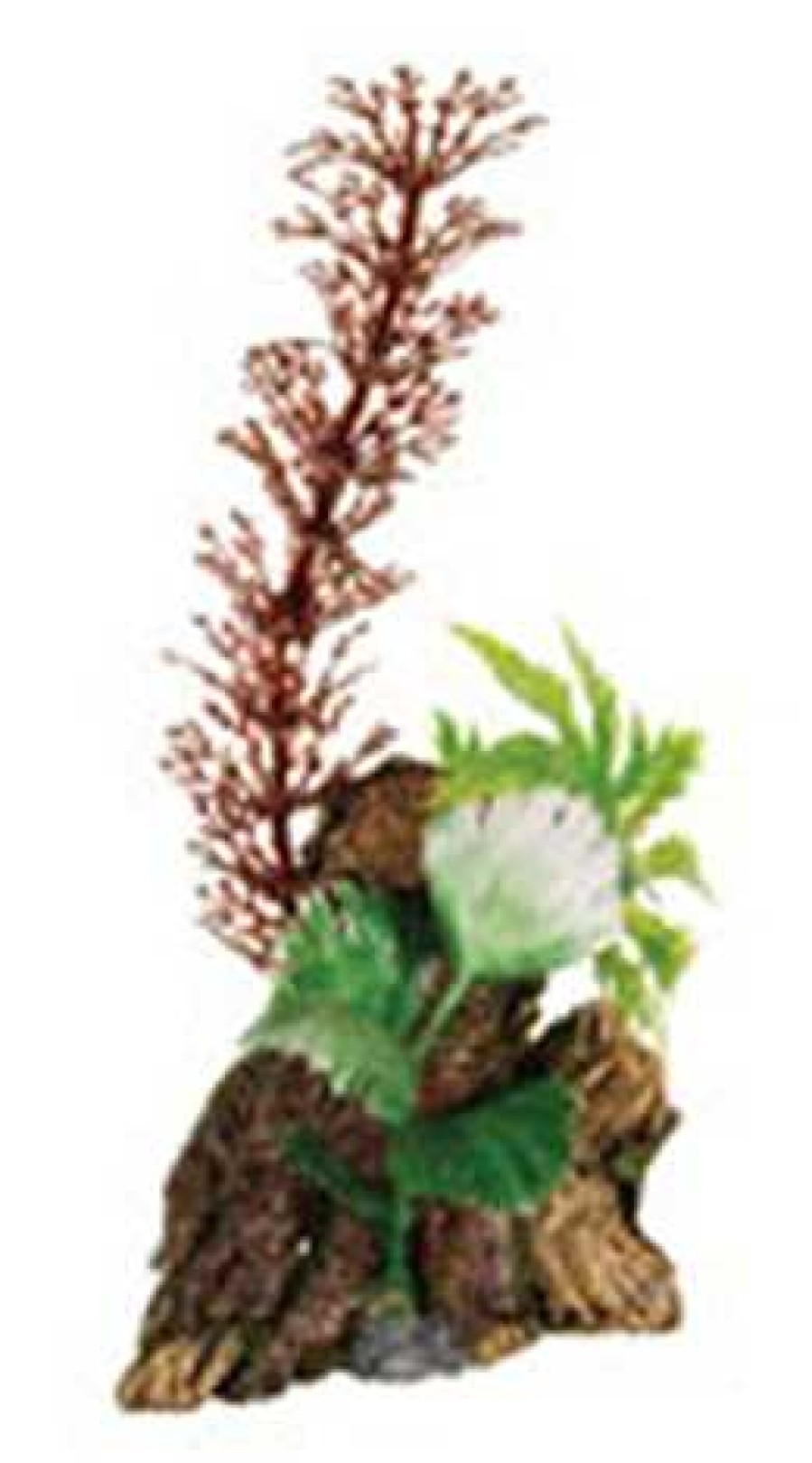 Peces Marina Plantas Artificiales | Marina Deco Wood Tronco Con Plantas Peque O