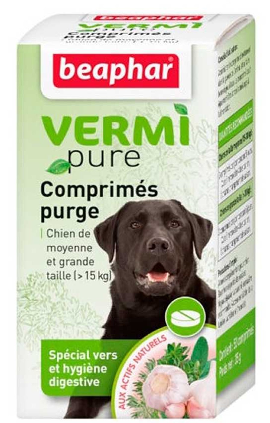 Perros Beaphar Internos | Beaphar Vermipure Comprimidos Naturales Para Par Sitos Intestinales Para Perros