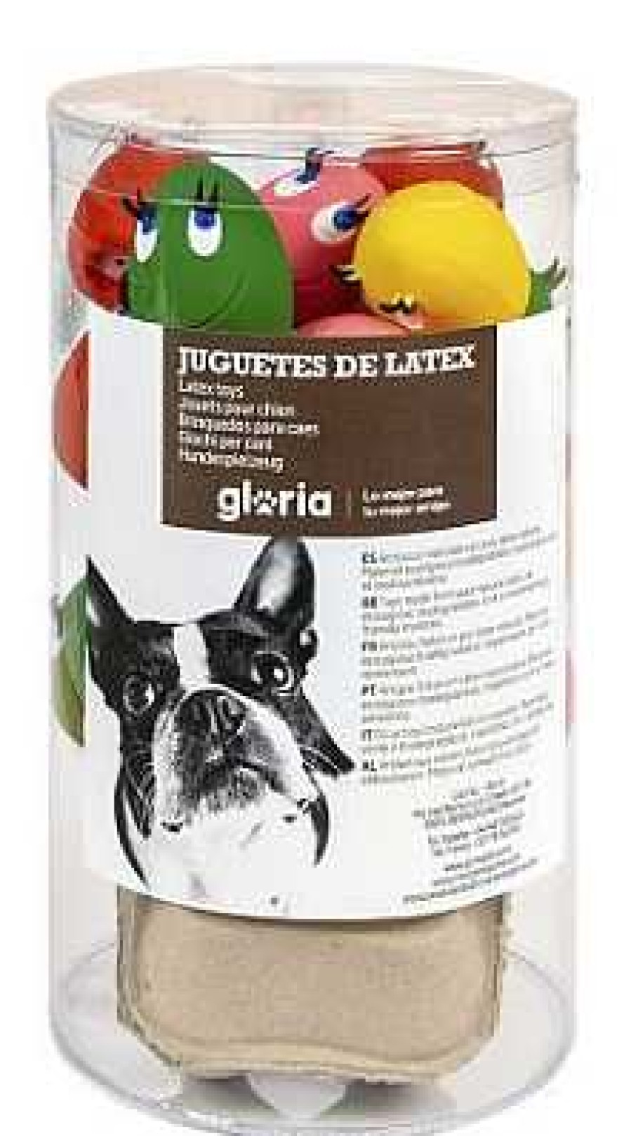 Perros Gloria Pets De L Tex | Gloria Pets Bote Juguetes Latex Huevos 24 Unidades