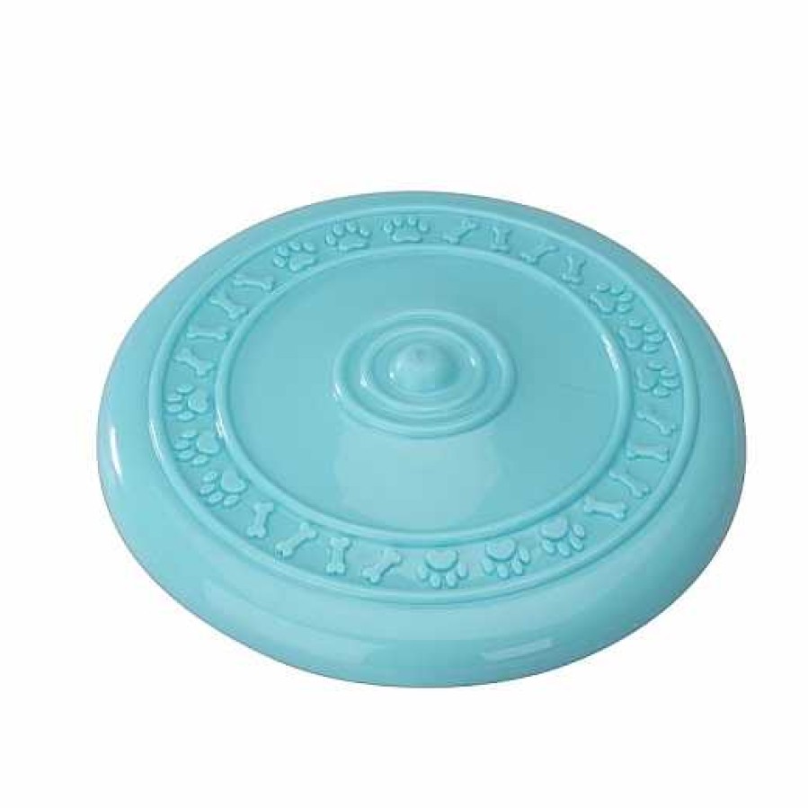 Perros Ebi Discos Y Frisbees | Ebi Frisbee Azul De Goma Con Sabor A Menta