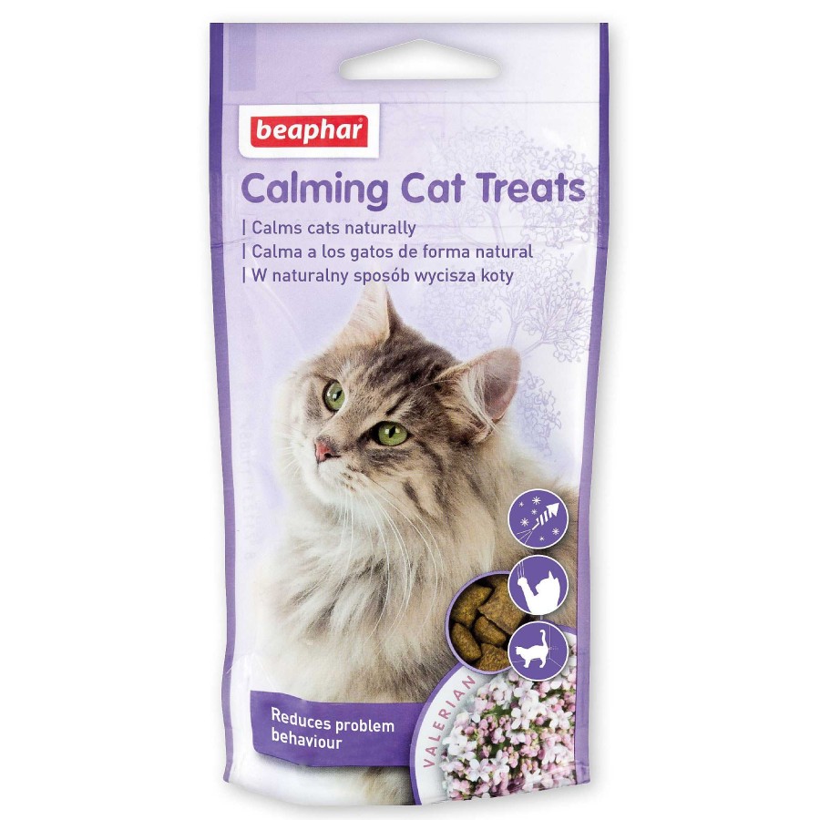 Gatos Beaphar Naturales | Beaphar Bocaditos Calming Bits Snacks Para Gatos