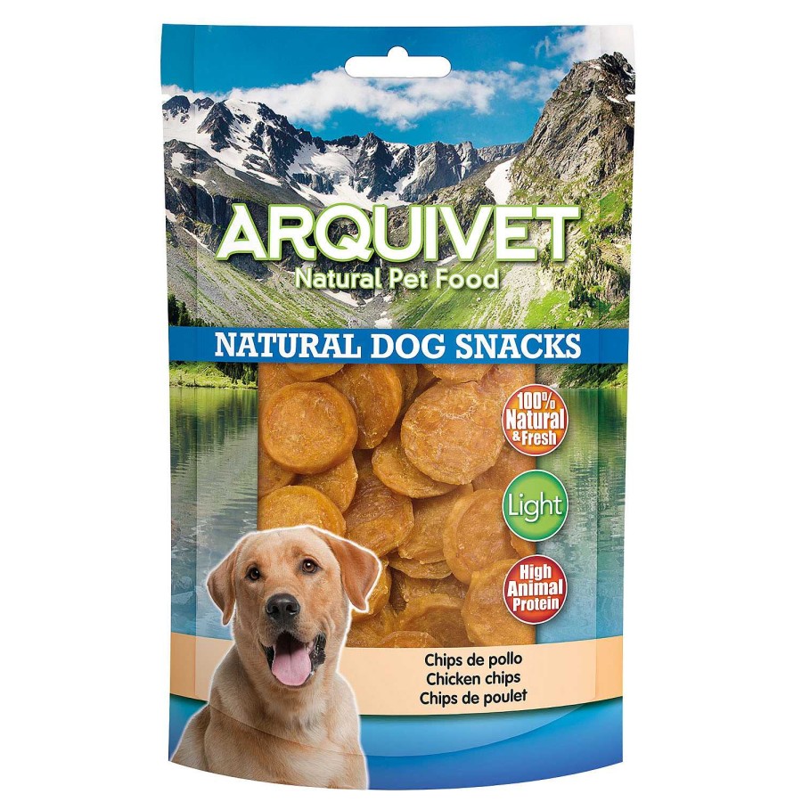 Perros Arquivet Naturales | Arquivet Snacks Chips De Pollo Naturales Para Perros