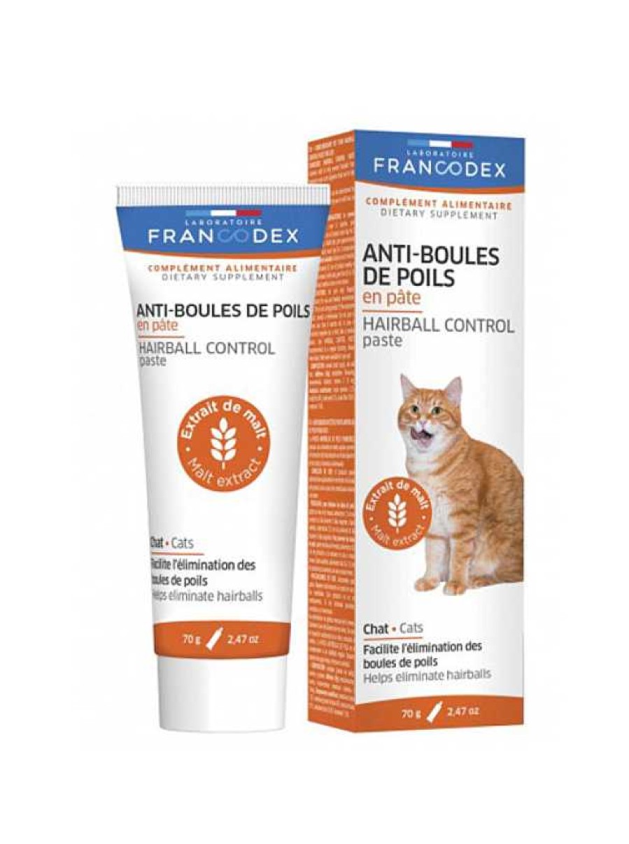 Gatos Francodex | Francodex Suplemento Diet Tico En Pasta Antibolas De Pelo Para Gatos